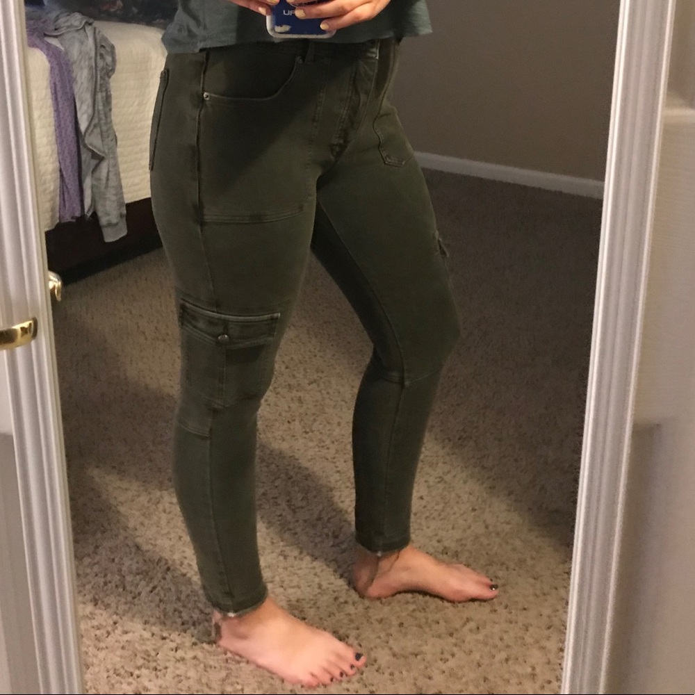 Army Green Free People Pants